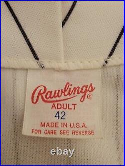 1993 Kane County Cougars Midwest Minor League Baseball Game Used Home Jersey #5