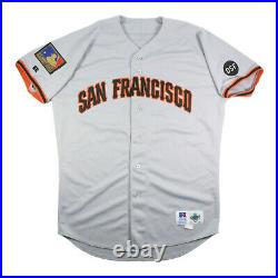 1994 BARRY BONDS GAME ISSUED SAN FRANCISCO GIANTS 125th ANNIV. PATCH ROAD JERSEY