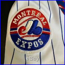 1994 Larry Walker Signed Game Used Montreal Expos Jersey With JSA COA RARE