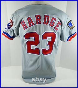 1994 Montreal Expos Mike Hardge #23 Game Issued Grey Jersey 125th Patch