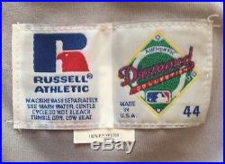 1995-96 MARQUIS GRISSOM Game Used ATLANTA BRAVES Jersey