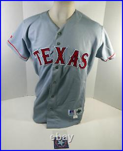 1995-99 Texas Rangers Game Issued Grey Jersey 46 DP22155