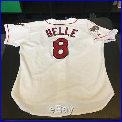 1995 Albert Belle Game Used Cleveland Indians Jacobs Field Jersey With COA