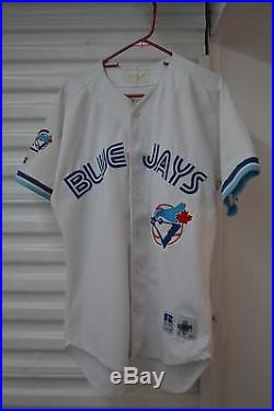 1996 Otis Nixon Toronto Blue Jays Home Game Worn Jersey Braves Expos Yankees