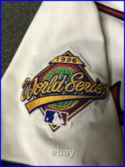 1996 Rafael Belliard Atlanta Braves World Series Game Used Worn Baseball Jersey
