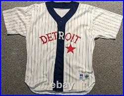 1996 Tom Urbani game used Detroit Tigers (Stars) TBC Negro League #42 jersey
