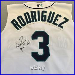 1997 Alex Rodriguez Rookie Era Signed Game Used Seattle Mariners Jersey JSA COA