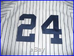 1997 New York Yankees game used home jersey Tino Martinez # 24 Jackie Robinson