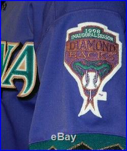 1998 Andy Fox Game Worn Arizona Diamondbacks Inaugural Road Jersey #6 Size 48