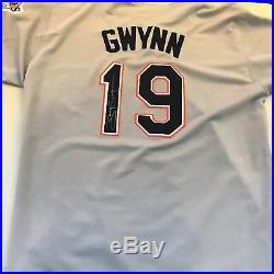 1998 Tony Gwynn Game Used Signed San Diego Padres Jersey JSA + Alicia Gwynn COA