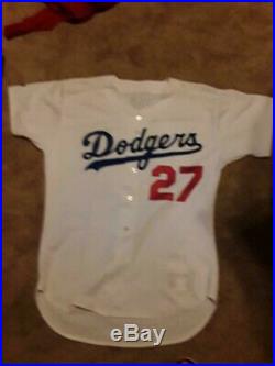 1999 Kevin Brown Dodgers game worn jersey