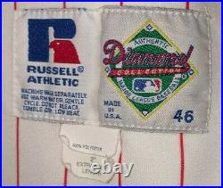 1999 Russ Springer Philadelphia Phillies game used home jersey- All Star patch