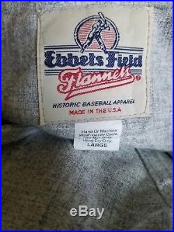 1999 game used Chattanooga Lookouts throwback jersey 1950s Ebbets Field Flannels