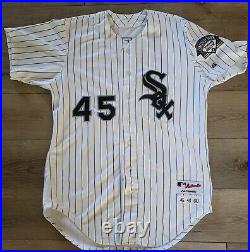 2000 MLB CHICAGO White Sox BASEBALL GAME USED JERSEY FROM ALL-STAR PLAYER