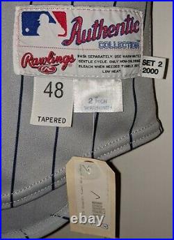 2000 Matt Walbeck Anaheim Angels game used/worn jersey 40th anniversary patch