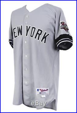 2001 Alfonso Soriano NY Yankees World Series Game Used Jersey With Mears COA