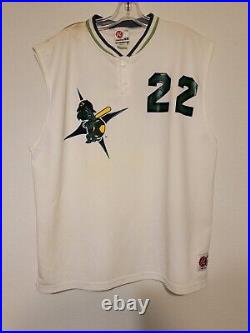 2001 Beloit Snappers Minor League Baseball Game Used Home Jersey #22
