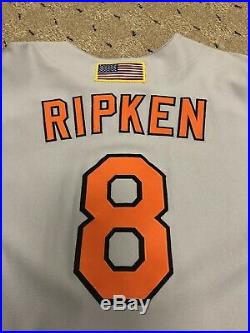 2001 Cal Ripken Jr. Game Used Jersey Baltimore Orioles LOA 9/29/29/01 Vs NY