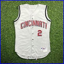 2001 Russell Athletic Authentic Game Jersey Cincinnati Reds Deion Sanders Vest