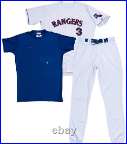 2002 Alex Rodriguez Game Worn Used & Signed Baseball Uniform Jersey MEARS LOA