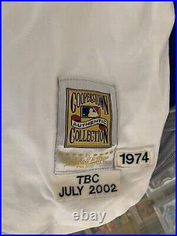 2002 B J Surhoff games used jersey Atltanta Braves Throwback