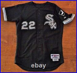 2002 CHICAGO White Sox BASEBALL GAME USED ALTERNATE JERSEY FROM VETERAN PLAYER