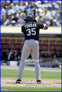 2002 Frank Thomas Chicago White Sox Game Used Jersey Mears A10