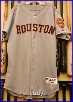 2002 Houston Astros 1970 TBTC Road Game Used Jersey Pete Munro