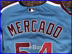 2002 Phillies Turn Back the Clock Hector Mercado Game Worn / Used Jersey LOA