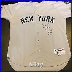 2003 Hideki Matsui Rookie New York Yankees Game Used Jersey Mears COA Mint 10