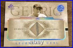 2004 4/15 Gehrigs Jersey #4 Legendary Cuts Lou Gehrig Pants Swatch NY Yankees