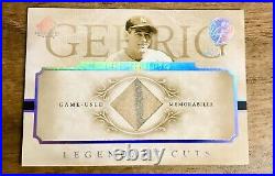 2004 4/15 Gehrigs Jersey #4 Legendary Cuts Lou Gehrig Pants Swatch NY Yankees