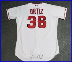 2004 Ramon Ortiz Los Angeles Angels Game Used Worn MLB Baseball Jersey! Anaheim