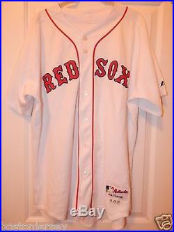 2005 #18 Johnny Damon Boston Red Sox Game Used Home Jersey MLB Team Issued