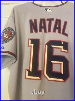 2005 1st Year Washington Nationals Game Worn Used Jersey Bob Natal Expos Nats