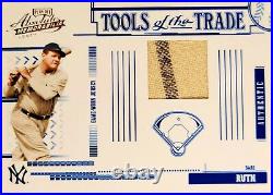 2005 BABE RUTH YANKEES PINSTRIPE JERSEY PATCH Tools of the Trade 13/100