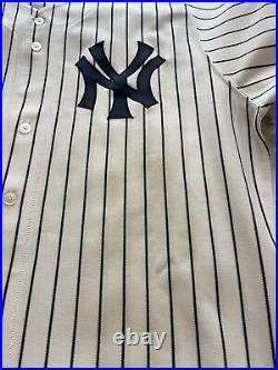 2005 Derek Jeter Game Worn Used New York Yankees Pinstripes Jersey Miedema LOA