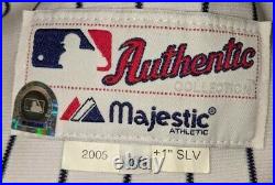 2005 Matt Lawton NY Yankees game used home pinstripe jersey- rare Katrina patch