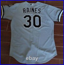 2006 Chicago White Sox Coach Hall of Fame Tim Raines Game Worn Jersey