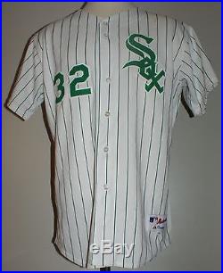2006 Dustin Hermanson Game Used Worn Chicago White Sox St. Patrick's Day Jersey