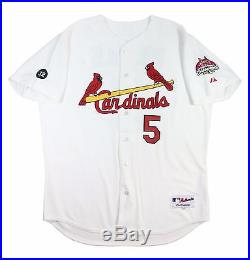 2007 Albert Pujols Signed St. Louis Cardinals Game Used Worn Jersey