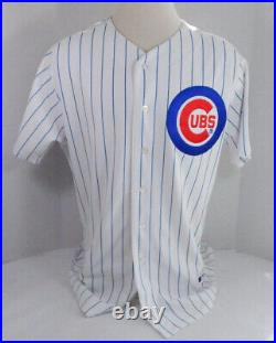 2007 Chicago Cubs Geovany Soto #58 Game Used Signed White Jersey Rookie Year 366