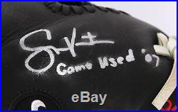 2007 Shane Victorino Game Used Signed Baseball Glove Philadelphia Phillies JSA