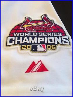 2007 St. Louis Cardinals Marrero Gold 2006 World Series Champions jersey Issued