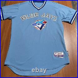 2008-10 Game Worn Majestic Authentic Toronto Blue Jays Jersey Alternate 44