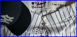2008 Derek Jeter New York Yankees GAME USED WORN Pinstripe Pants STEINER LOA