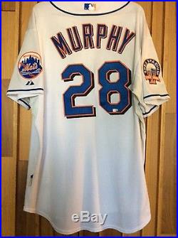2008 New York Mets Game Used Jersey Daniel Murphy Last Game at Shea Stadium
