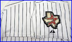 2009 Houston Astros Mike Hampton #11 Game Used White Pinstripe Jersey
