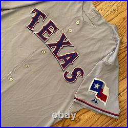 2009 Texas Rangers Eddie Guardado #18 Team Issue Authentic Majestic Jersey sz 50