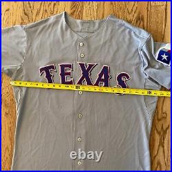 2009 Texas Rangers Eddie Guardado #18 Team Issue Authentic Majestic Jersey sz 50